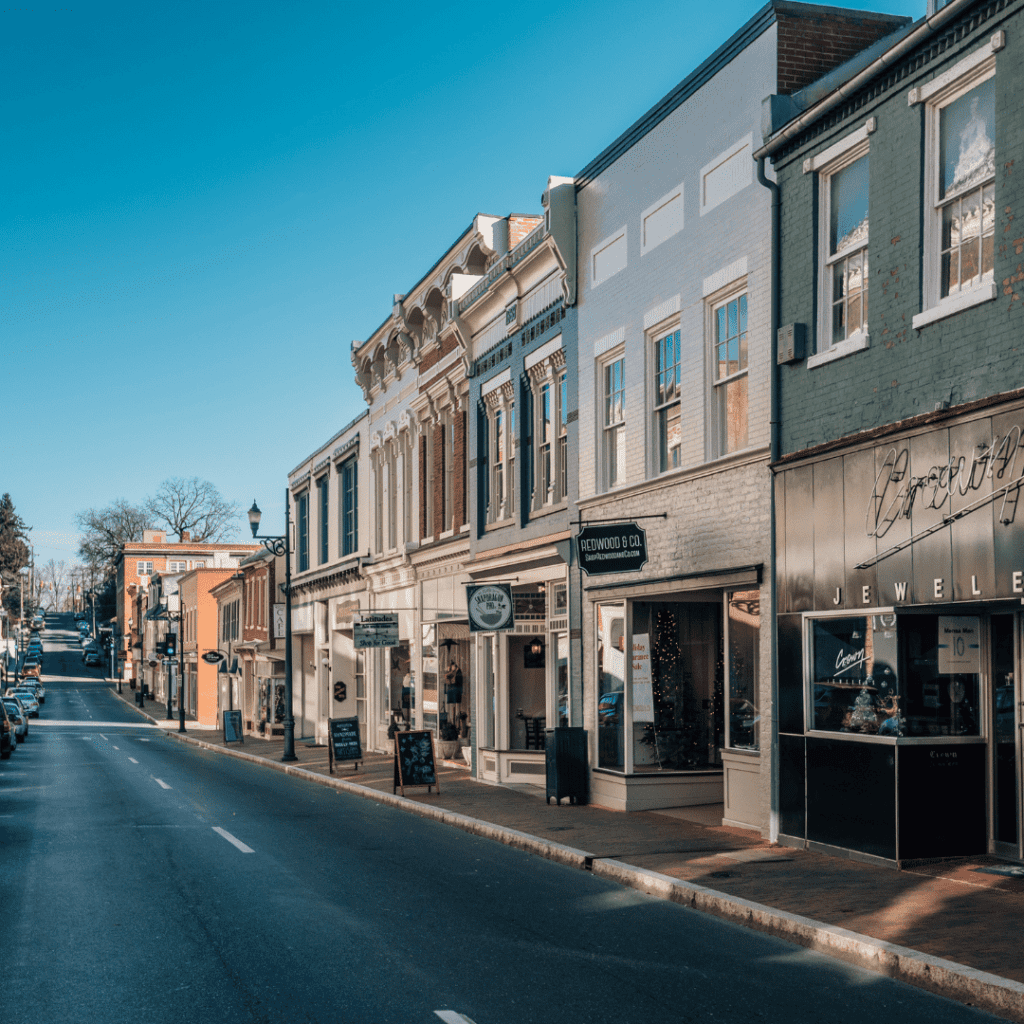 Street scene, Staunton-Waynesboro Region, VA